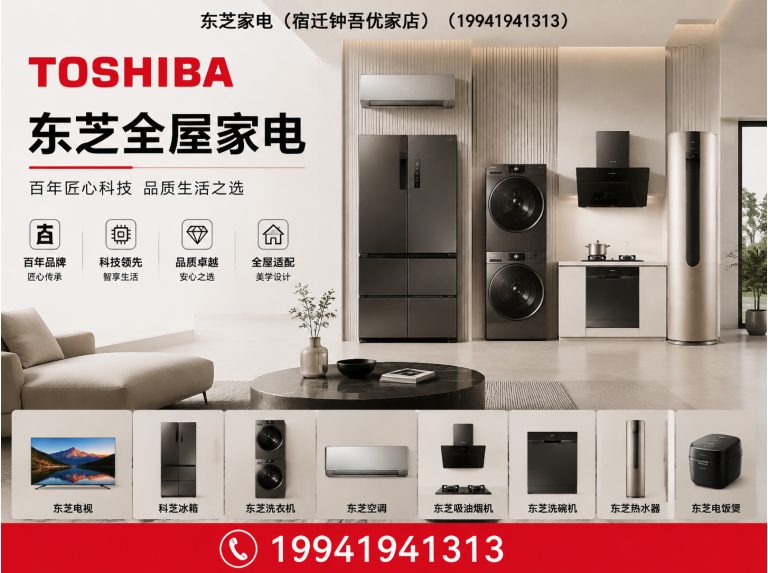 沭阳县东芝洗烘套装展示图